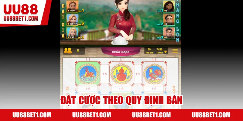 Đặt cược theo quy định bàn