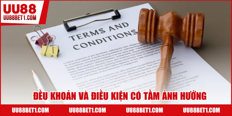Điều khoản và điều kiện có tầm ảnh hưởng