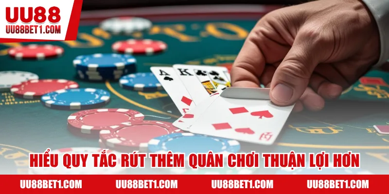 Hiểu quy tắc rút thêm quân chơi thuận lợi hơn
