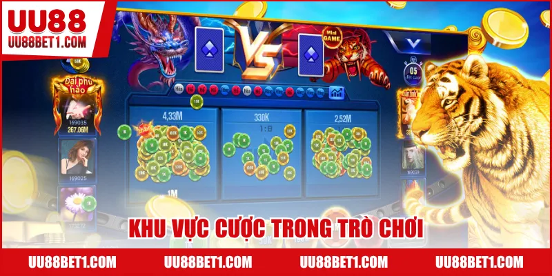 Khu vực cược trong trò chơi