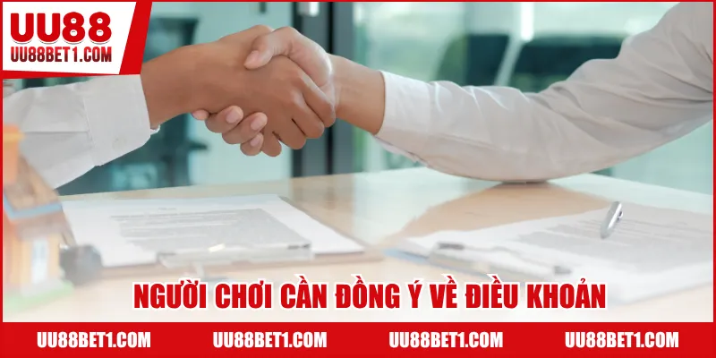 Người chơi cần đồng ý về điều khoản