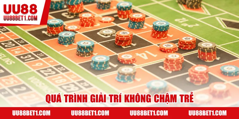 Quá trình giải trí không chậm trễ