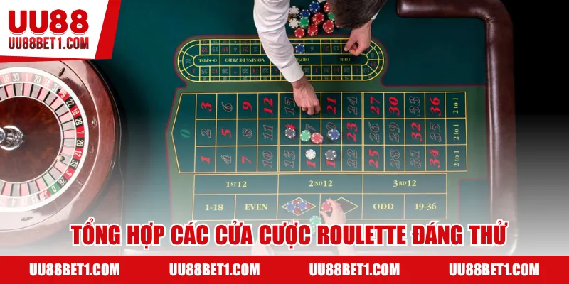 Tổng hợp các cửa cược Roulette đáng thử